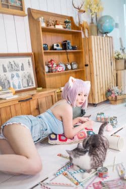 
 黑猫猫OvO – 养猫小课堂 写真集