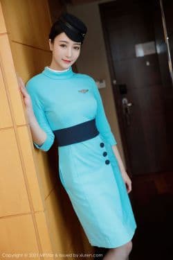 
 Vol.455 水水er – 典雅端正的空姐制服系列