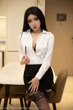 
 Vol.618 姝姝不是妹妹 – 白衬衫黑短裙秘书OL系列