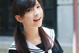 双马尾正妹 虞成敬 清纯外拍学生妹模样超可爱