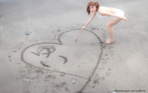 双马尾正妹 松川佑依子 趁这最后的夏天跑去海边玩耍吧