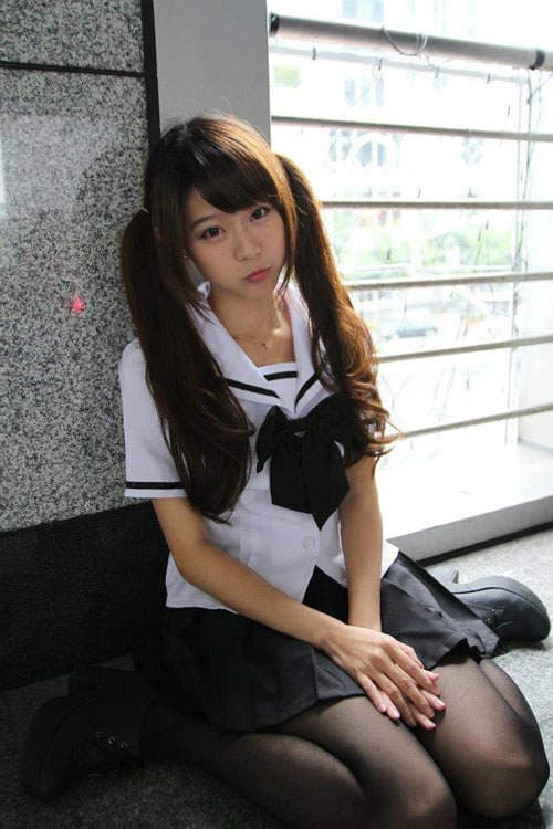 电机系女孩　邱俞瑄　腿长貌美的可爱双马尾正妹