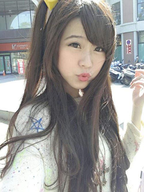 电机系女孩　邱俞瑄　腿长貌美的可爱双马尾正妹