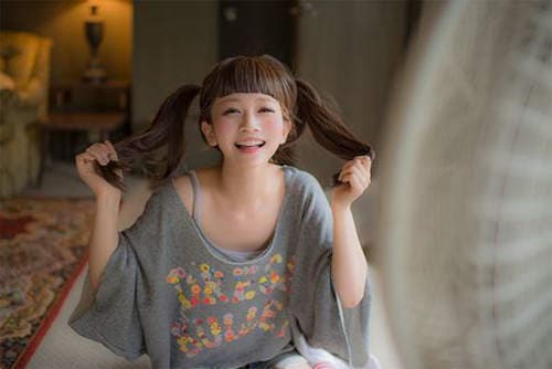 双马尾协会写真展　52楼观景台上的萌电波放送中~