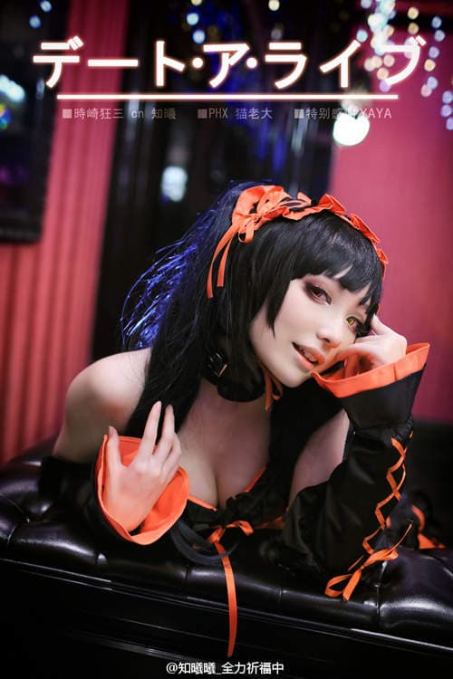 知曦　樱花下的双马尾正妹太萌啦❤