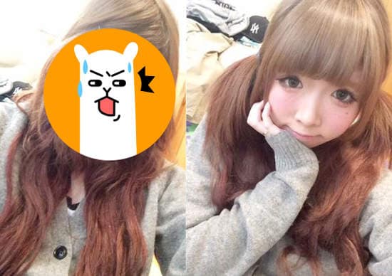 《整形级彩妆》双马尾美少女大方公开震撼素颜