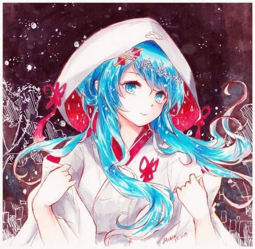 古典萌娘《韩服初音》想不到韩服与双马尾也能这么萌