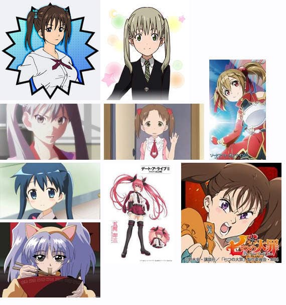 《最适合双马尾动漫女角》无庸置疑的完美发型每一位都超适合