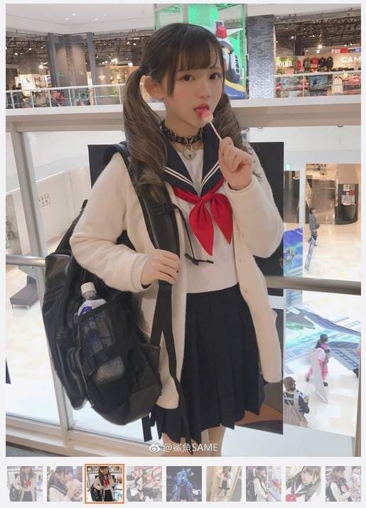 《水手服美眉鲨鱼SAME》抵挡不住飘过来的可爱射线