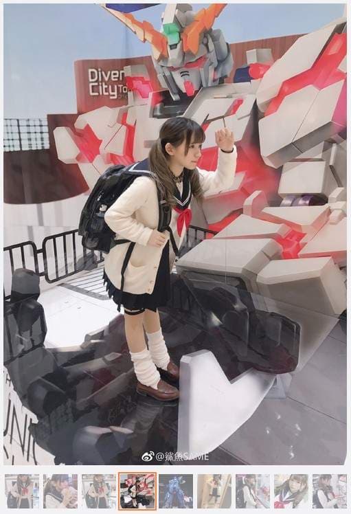 《水手服美眉鲨鱼SAME》抵挡不住飘过来的可爱射线