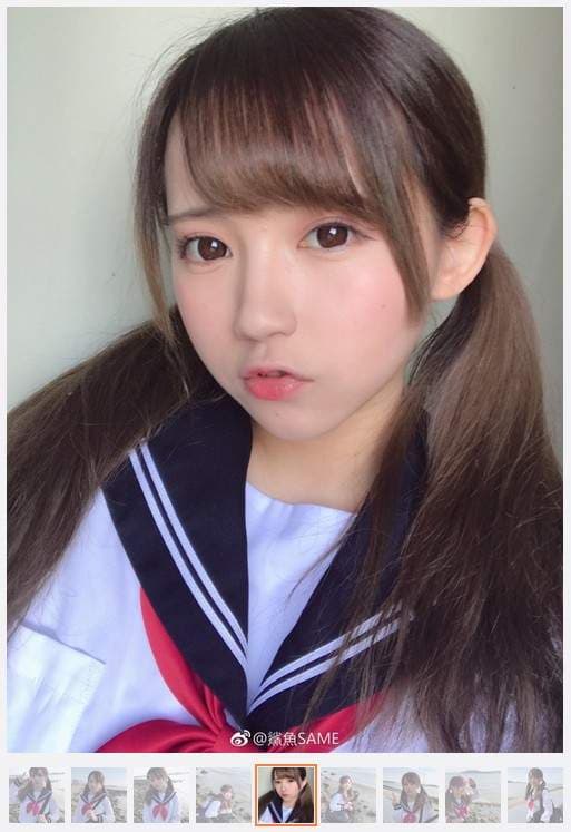 《水手服美眉鲨鱼SAME》抵挡不住飘过来的可爱射线