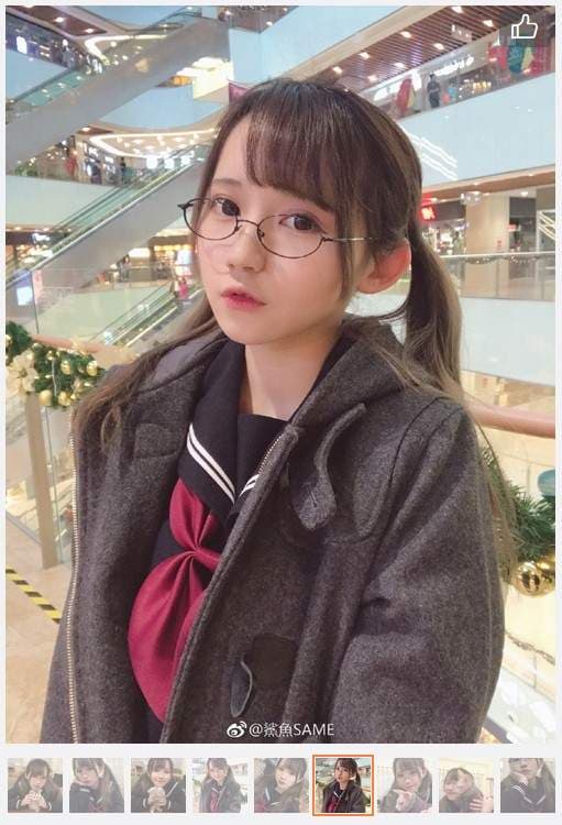 《水手服美眉鲨鱼SAME》抵挡不住飘过来的可爱射线