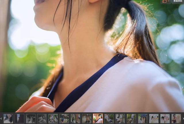 《鲤鱼旗制服妹》百褶裙加上白皙大腿这就是最美的景色