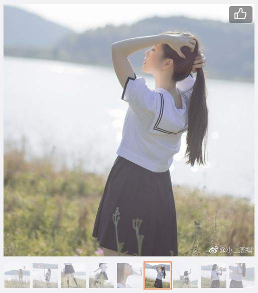 《鲤鱼旗制服妹》百褶裙加上白皙大腿这就是最美的景色