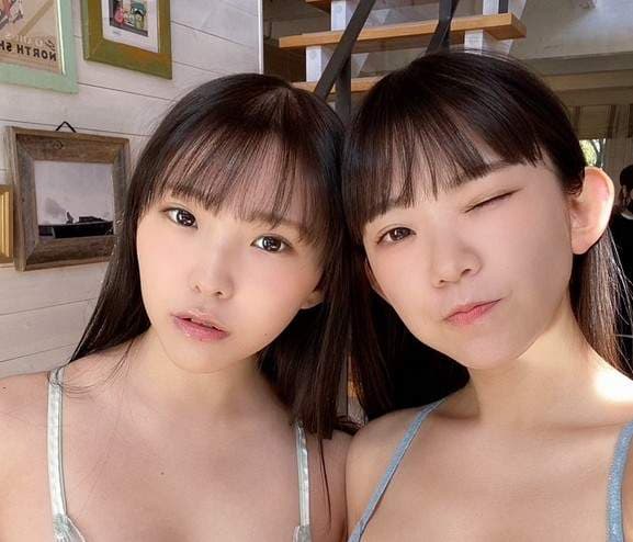 含乳量过高注意《长泽茉里奈×长泽圣爱》初上镜合法姊妹丼两人一起拍写真