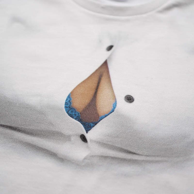 遐想空间更大《爆扣妄想T恤》你的眼睛不会骗你，看到的大奶就是大奶❤