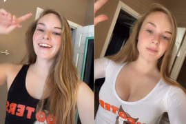 正妹店员教你《Hooters辣妹欧派的秘密》觉得很平没关系，用这招马上让你挺起来