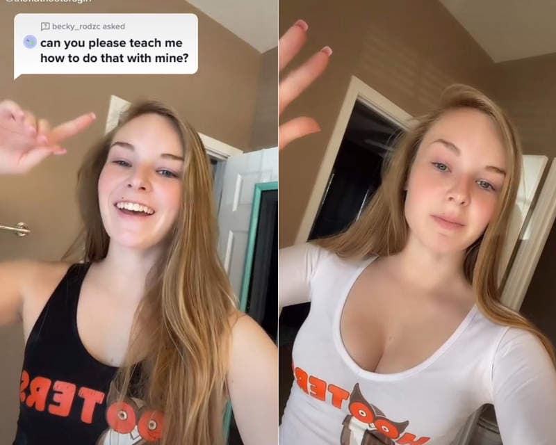 正妹店员教你《Hooters辣妹欧派的秘密》觉得很平没关系，用这招马上让你挺起来