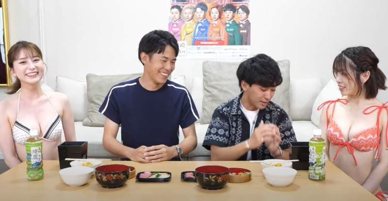 【福利实验】如果《美女坐在你旁边》真的什么事都会做得更好吗？穿泳装打气❤荞麦面都变好吃了！