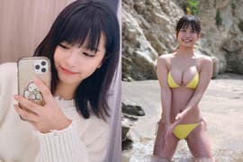 22岁美少女《朝日ななみ》网友喻为脸蛋身材皆100分的完美新人