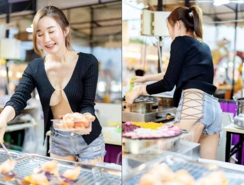 【有片】巨乳聚人心《袒胸露乳真空罩衫》泰国蛋卷妹收入暴涨4倍，「肉色诱惑＝财富密码」引发跟风热潮