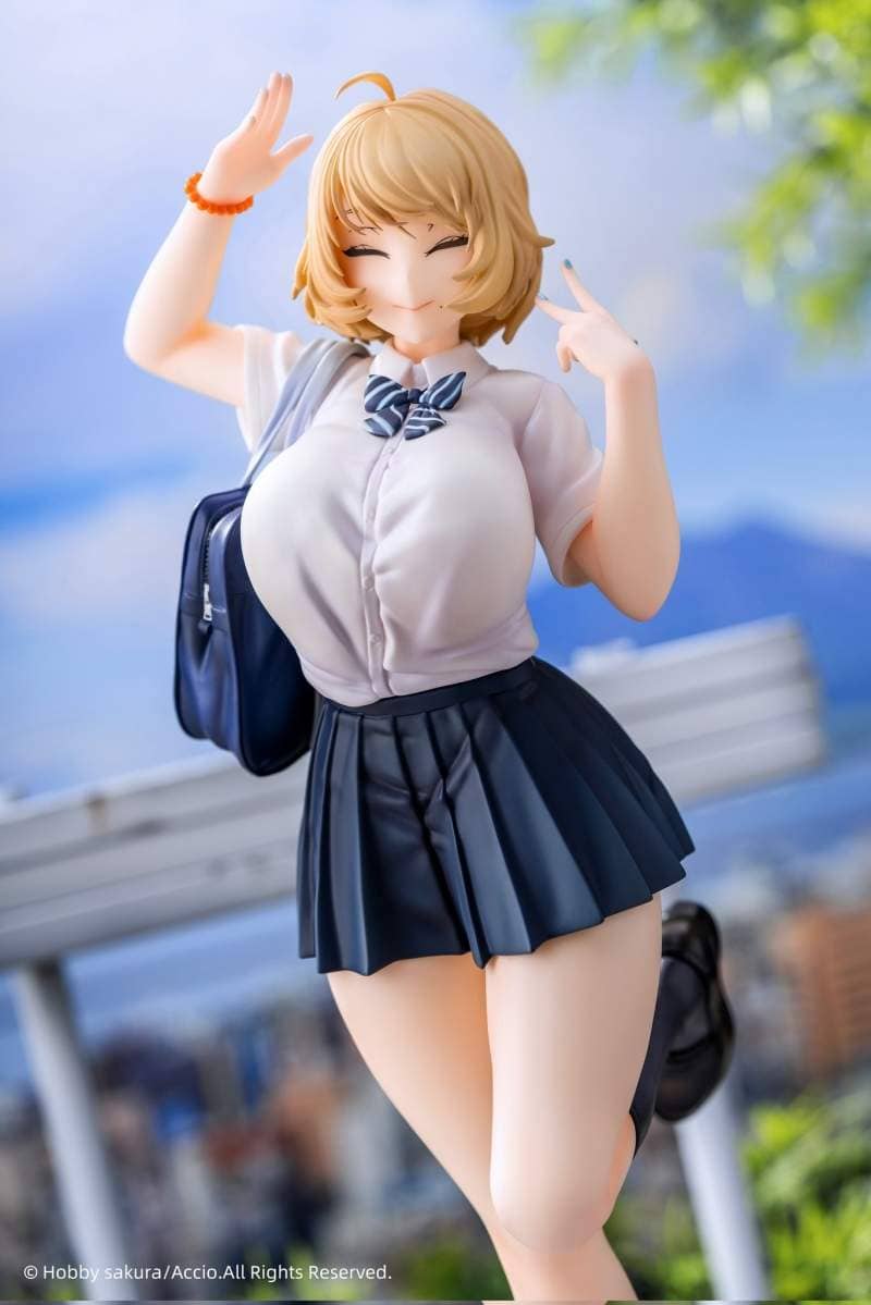 Hobby sakura《渥美千代子》摸著摸著～就变透明了？！绘师「あっちょ」丰满美少女立体化模型，手感涂装触感真好❤
