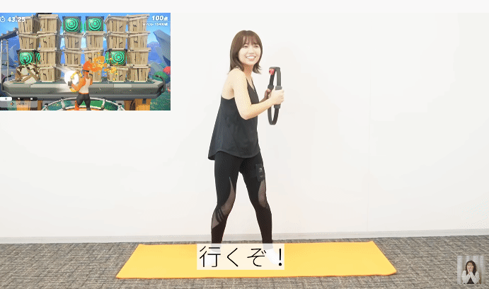 《大原优乃挑战健身环》生平第一次挑战！还要一边游戏一边回答问题