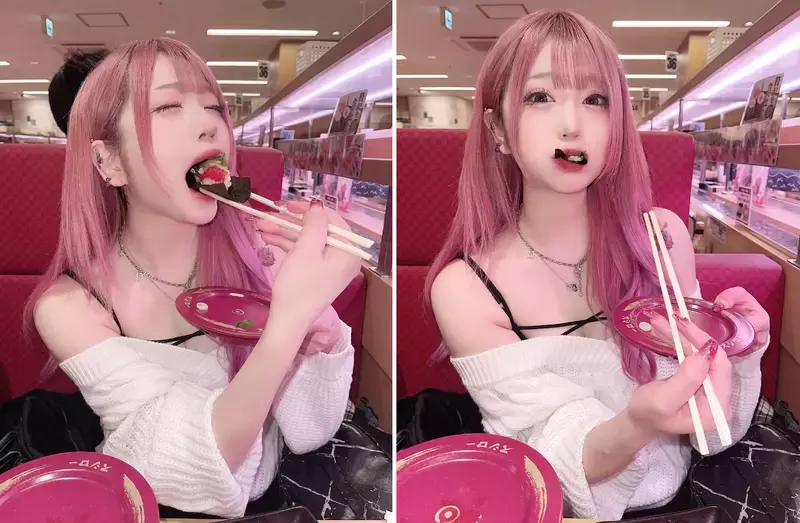 推特话题《拯救寿司郎》各路美女情义相挺，妳们的诚意网友都感受到了