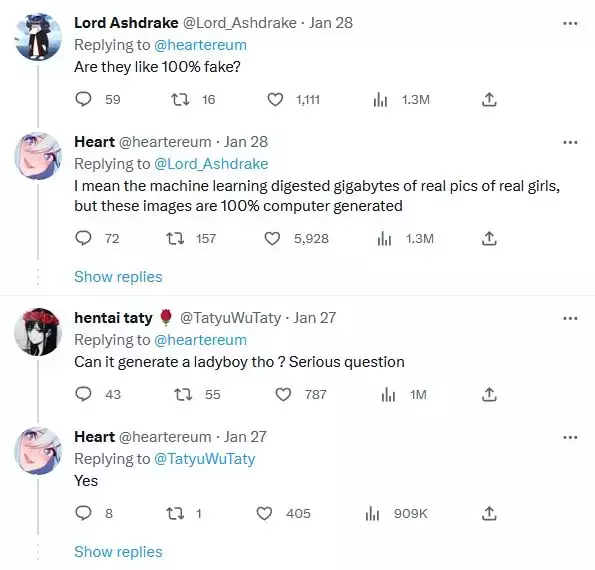 傻傻分不清楚《现阶段电脑生成的AI女孩》以后要有反应前需要三思而后行，因为画面里有可能是假人！？