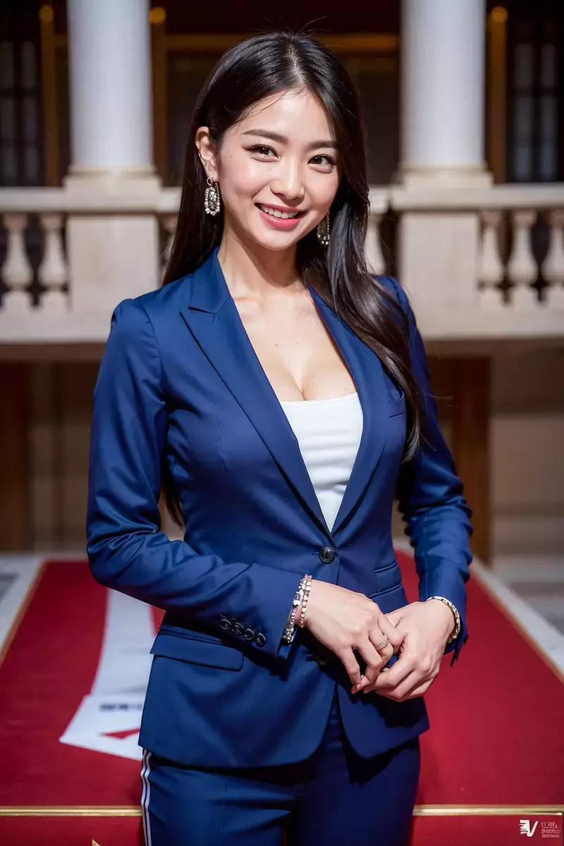 尝试用AI绘图生成《巨乳政治家》由一群美魔女组成的爆乳党，这样的政党大家愿意加入吗？