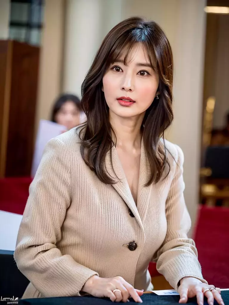 尝试用AI绘图生成《巨乳政治家》由一群美魔女组成的爆乳党，这样的政党大家愿意加入吗？