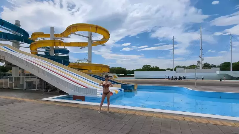 《川越水上公园》春天赏花秋天赏枫，夏天还可以来这边玩水，来埼玉县川越市一定要来逛逛走走的地方