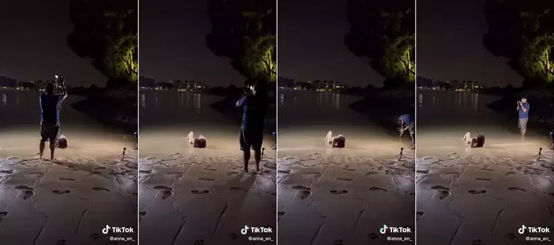 《写真拍摄现场模样》那些超辣性感照的背后，是摄影师不断乔乔乔出来的结果