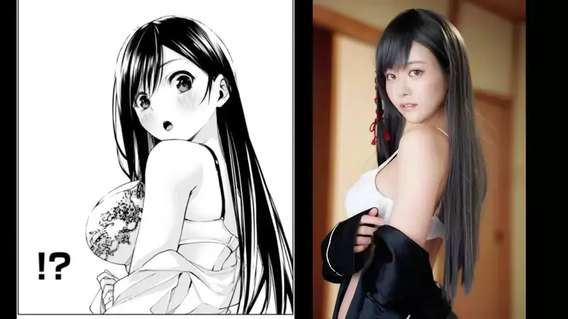 漫画场景重现《东云海cos甘神夜重》美美角色扮演「结缘甘神神社」的丰满巫女