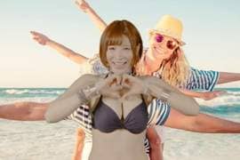 I杯女星《手岛优全新欧派电音单曲》充满欢乐的音乐声中还有让你眼花撩乱的胸部