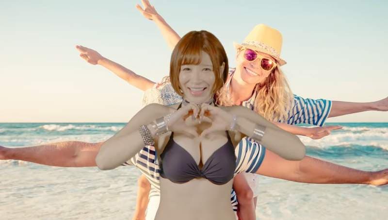 I杯女星《手岛优全新欧派电音单曲》充满欢乐的音乐声中还有让你眼花撩乱的胸部