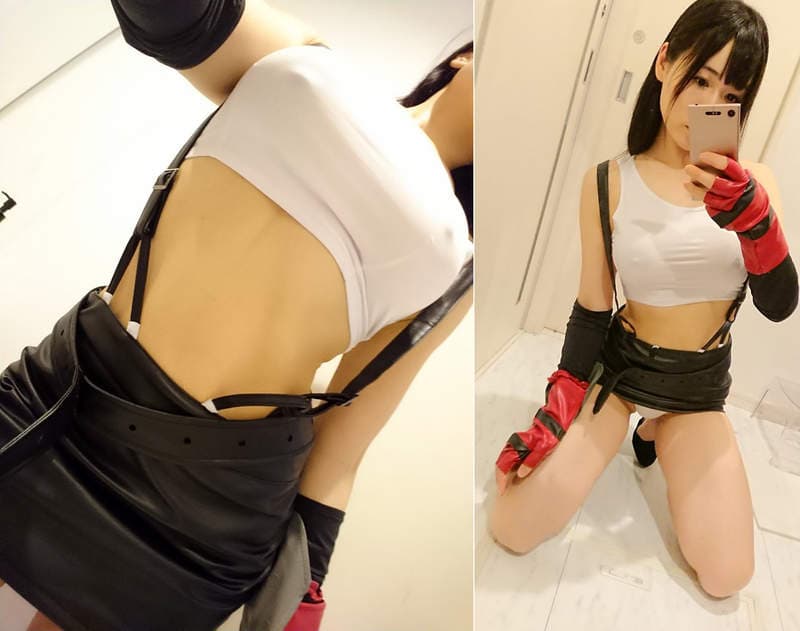 Coser冈田ゆい《各种关于巨乳的展现》穿衣服不只完全变形更是放任两颗欧派晃压晃