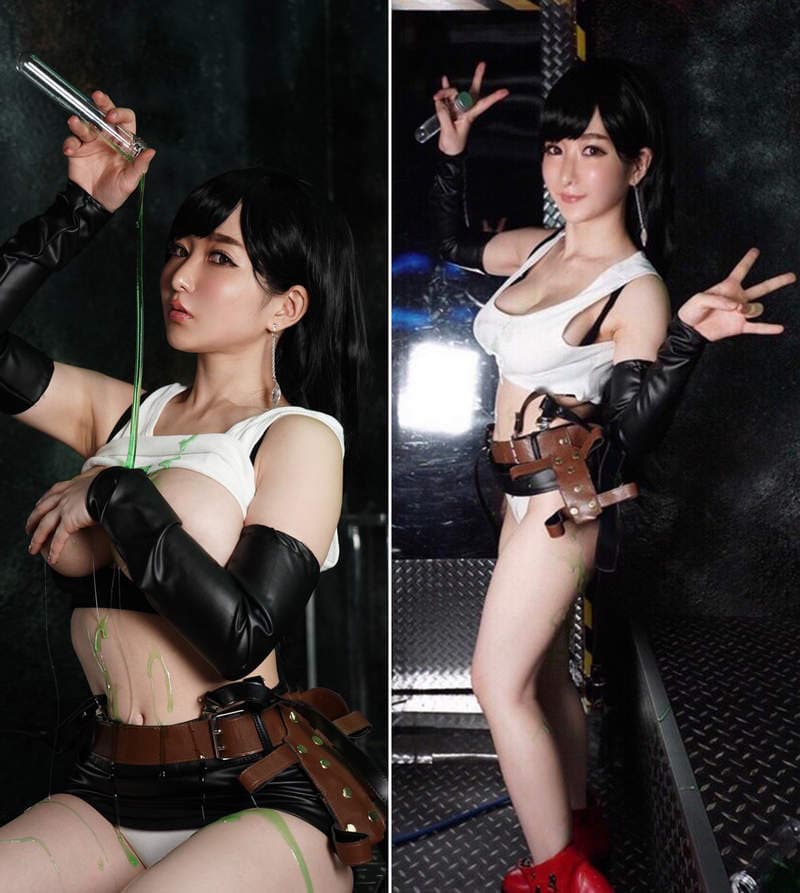 G罩杯大圣母《雨宫留菜cos蒂法》依我专业的判断我觉得这个乳量没有问题