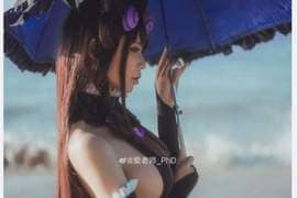 FGO辣妹coser《爱老师_PhD》奇怪为什么总觉得今天画面特别满(´ρ`)