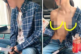 其实很科学《脱了衣服才知道超有料》正妹网友证明隐乳确实存在