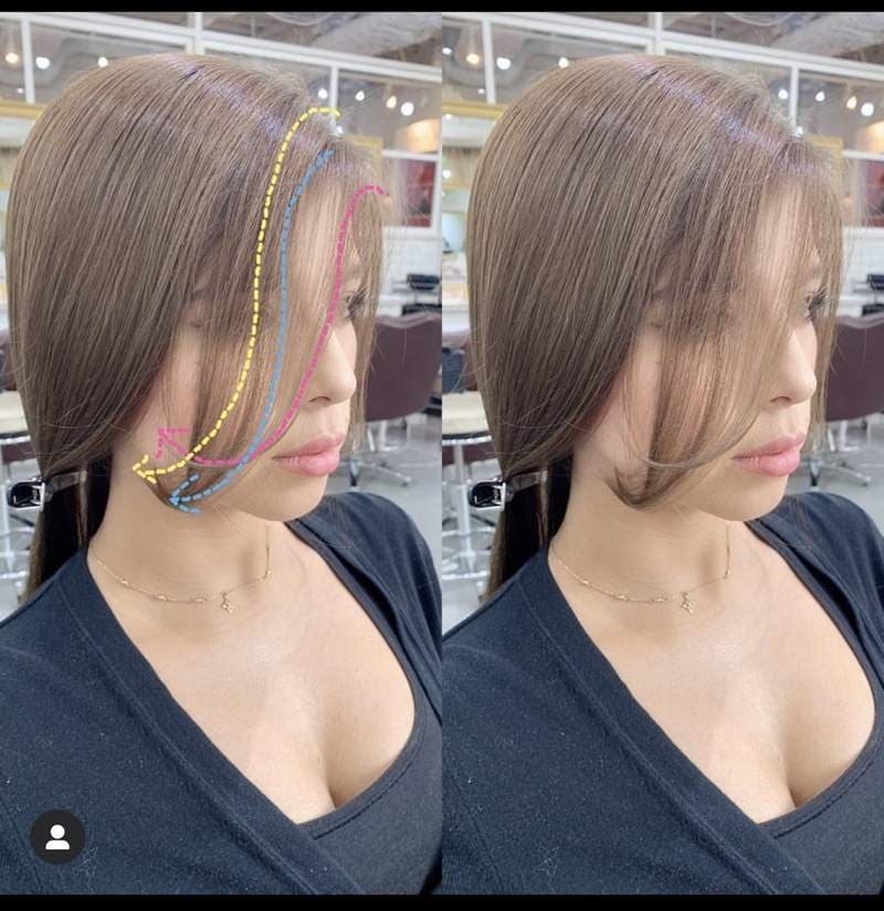 完全重点误《强调欧派的发型范本》比起头发的前后差异，视线总不自觉往下去...