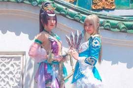 《貂蝉VS王元姬》口袋版三国志大战美女们的角色扮演好精彩