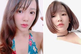 《天木纯》剪去了30公分长发给人的感觉完全不一样惹❤