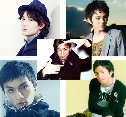 日本演艺圈新生代五大美少男（演员篇） －冈田将生　生田斗真　林遣都　高良健吾　松田翔太