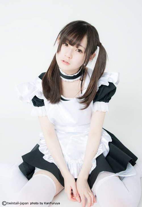 近卫理子（近卫りこ）绑起双马尾萌感爆炸的美眉