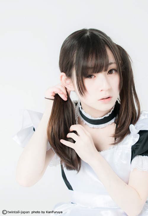 近卫理子（近卫りこ）绑起双马尾萌感爆炸的美眉