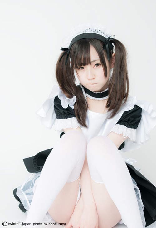 近卫理子（近卫りこ）绑起双马尾萌感爆炸的美眉