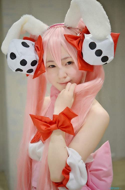 近卫理子（近卫りこ）绑起双马尾萌感爆炸的美眉