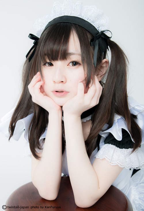 近卫理子（近卫りこ）绑起双马尾萌感爆炸的美眉