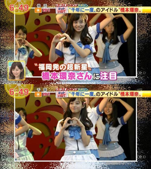 桥本环奈　千年难得一见的人才就是妳啦（指）